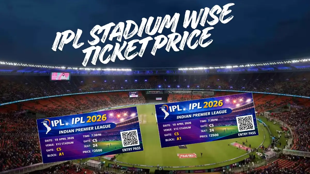 IPL Stadium Wise Ticket Price